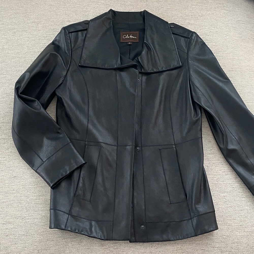 Cole Haan Women's Lamb Skin Jacket